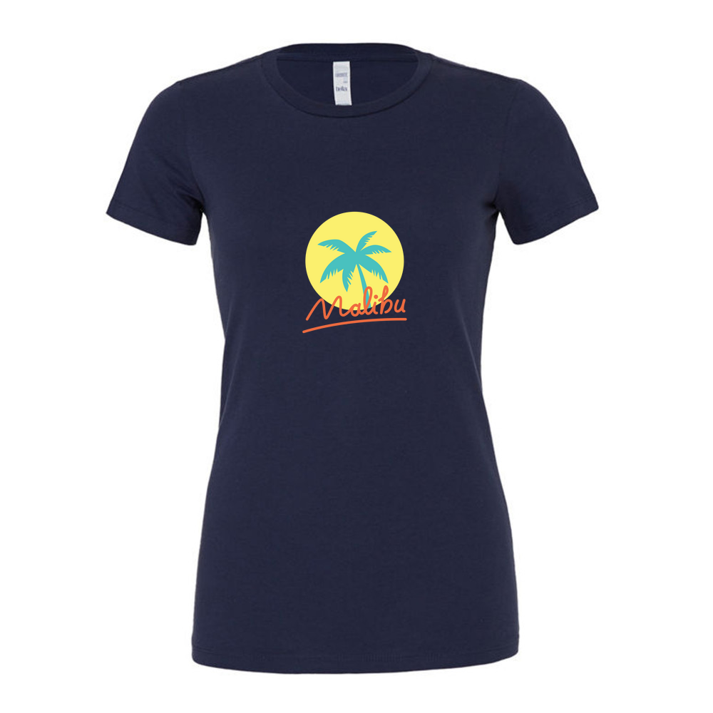 Malibu Summer - Ladies Slim Fit T-Shirt