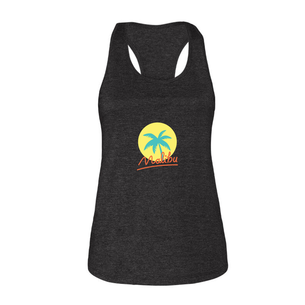 Malibu Summer - Ladies Racerback Tank Top