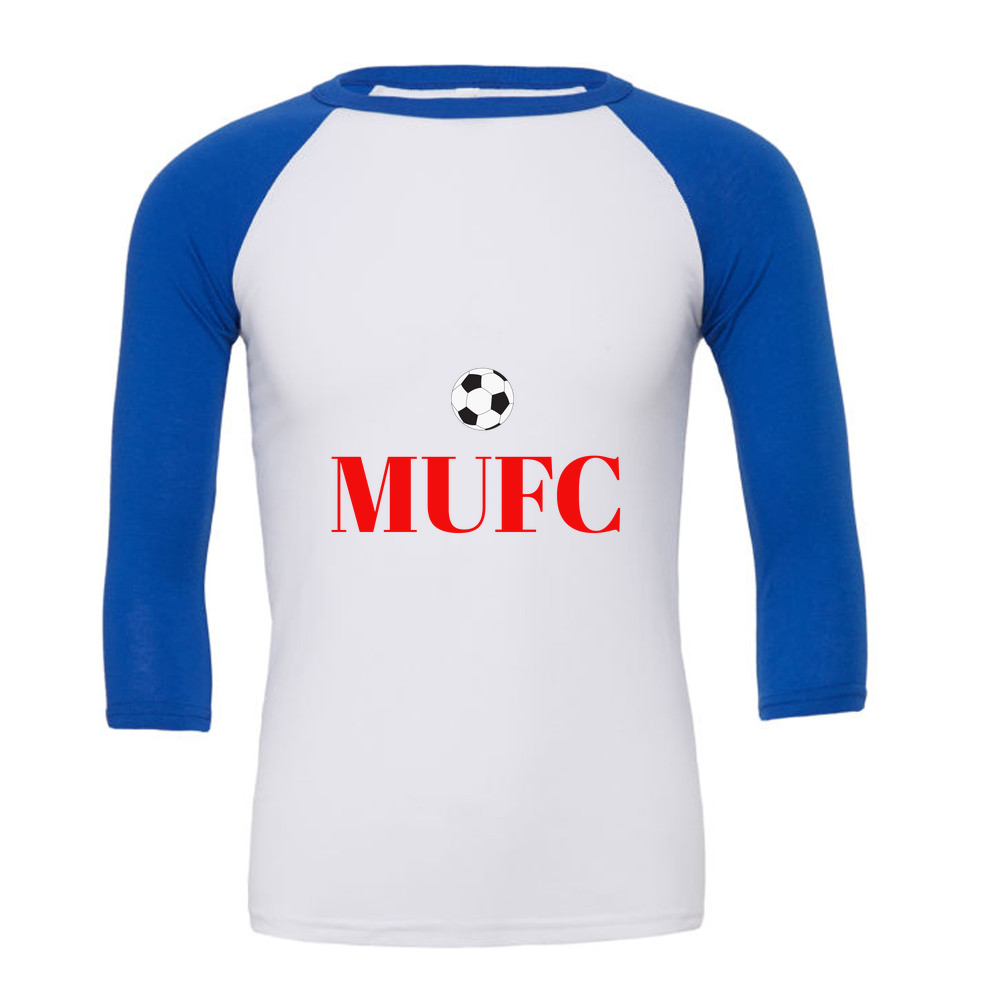 3/4 Sleeve White & Coloured T-Shirt