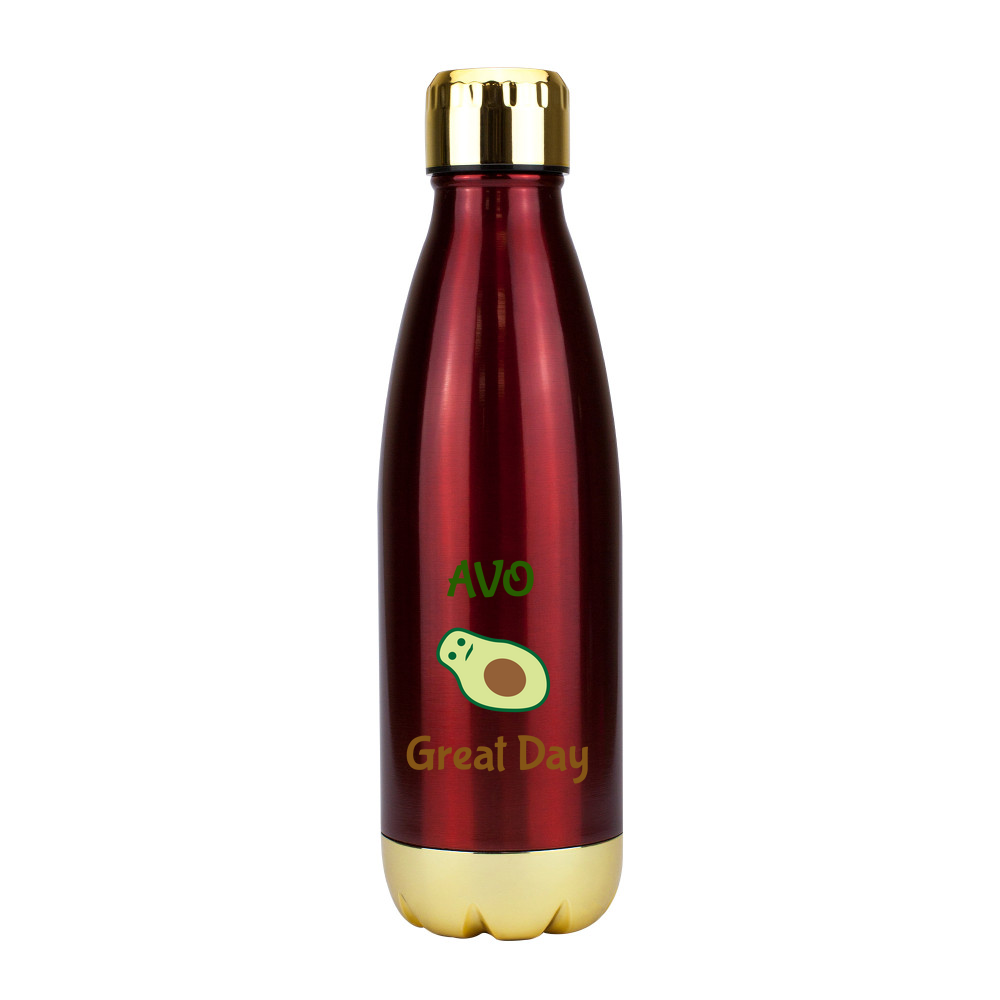 Vacuum Flask with Gold Trim - 500ml