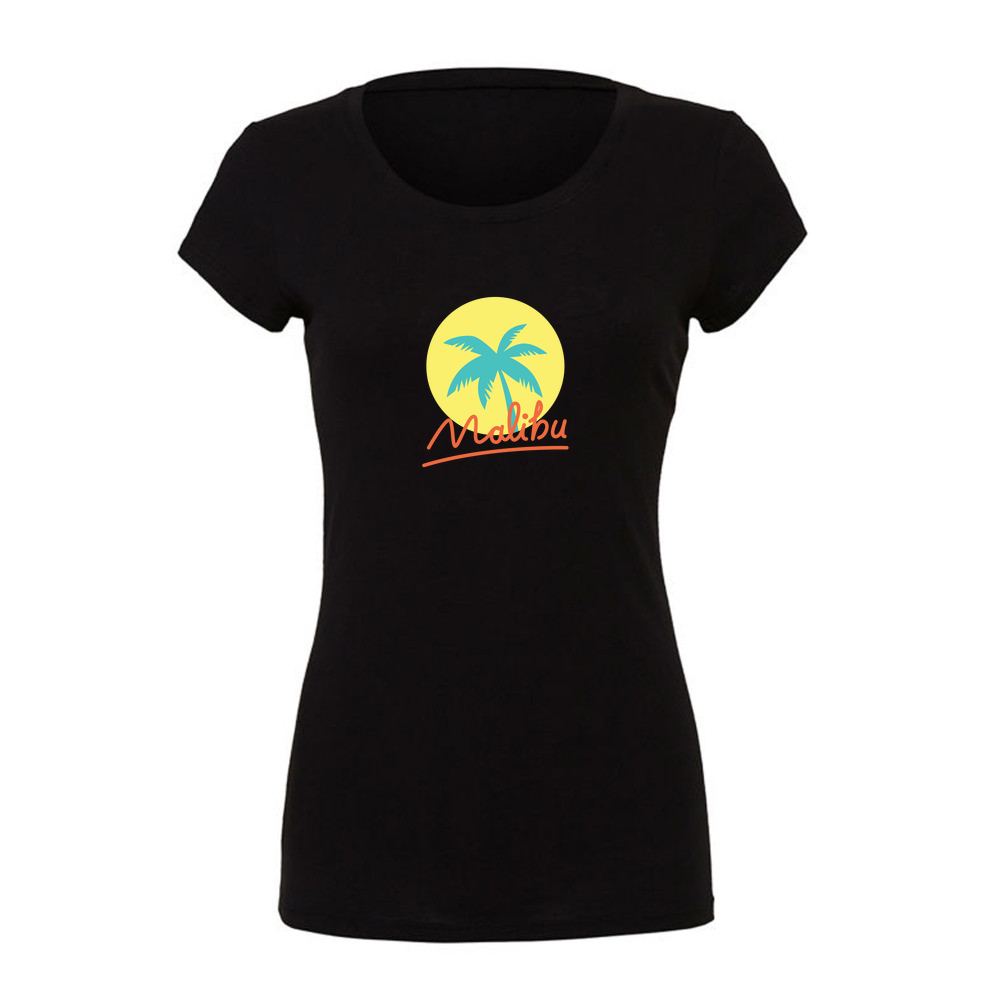 Malibu Summer - Ladies Slim Fit T-Shirt