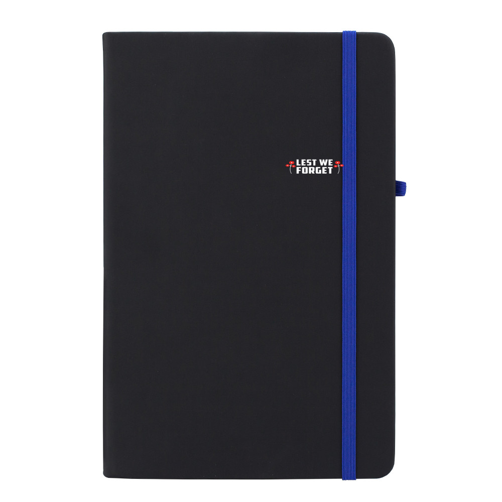 Black Soft Feel A5 Notebook