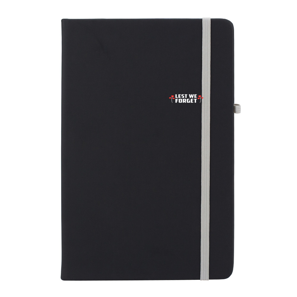 Black Soft Feel A5 Notebook