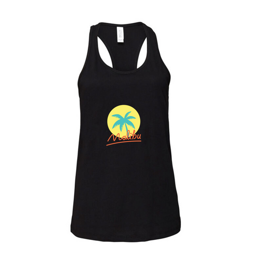 Malibu Summer - Ladies Racerback Tank Top