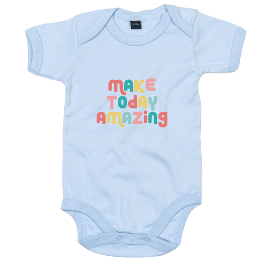 Make Today Amazing Affirmation  - Baby Bodysuit