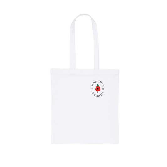 Lest we forget - Coloured Cotton Tote Bag