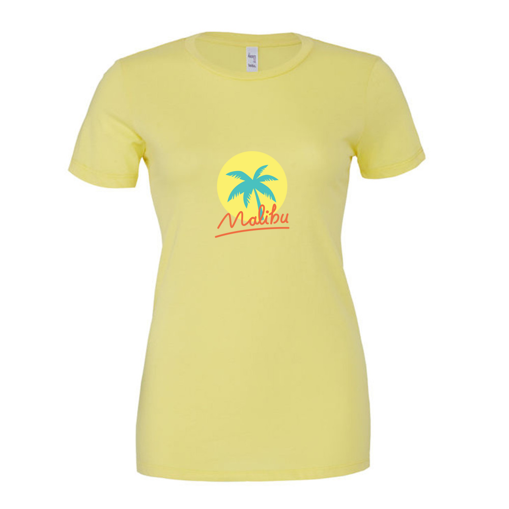 Malibu Summer - Ladies Slim Fit T-Shirt