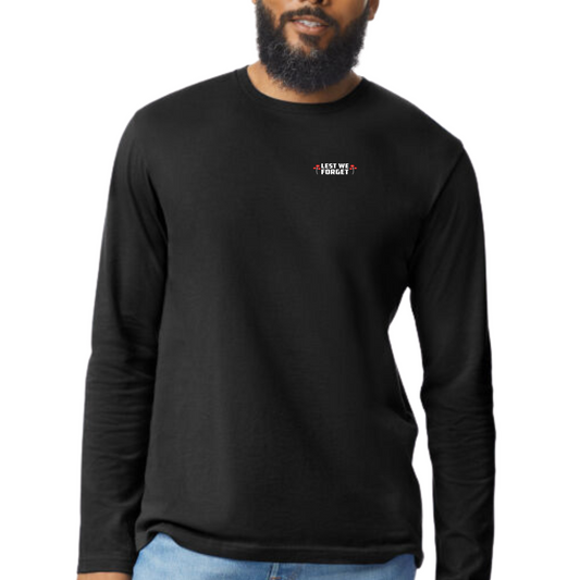 Lest we forget - Fitted Long Sleeved T-Shirt