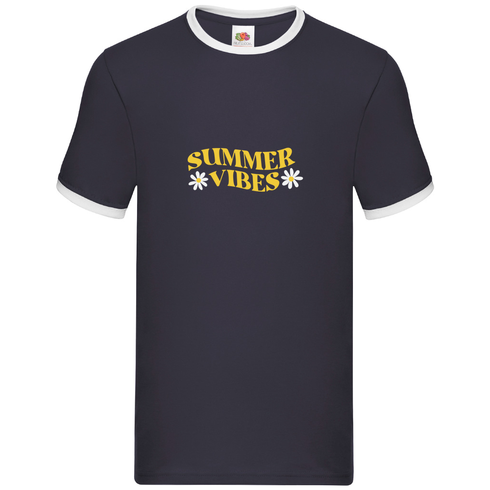 Summer Vibes - Two-Coloured T-Shirt