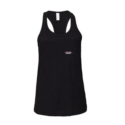 Lest we forget - Ladies Racerback Tank Top