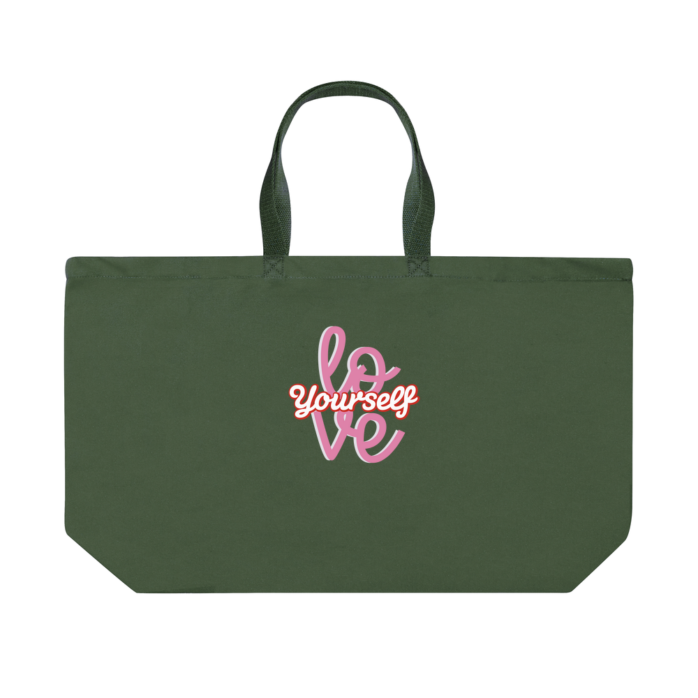 Mother's Day Love yourself - Oversized Canvas Tote Bag