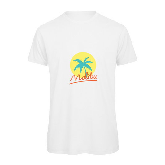 Malibu Summer - Organic T-Shirt - White